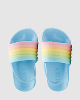 Roxy Girls 2 - 7 Slippy Ribbed Sandal - Snowcone Gradient