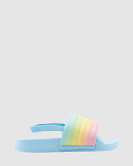 Roxy Girls 2 - 7 Slippy Ribbed Sandal - Snowcone Gradient