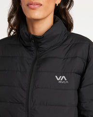 RVCA Womens VA Puffer Jacket - Black