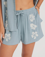Volcom Womens Tropicali Short- Blue Sapphire