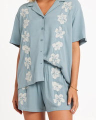 Volcom Womens Tropicali Short- Blue Sapphire