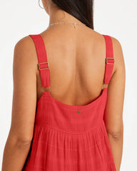 Volcom Viper Mini Dress - Red