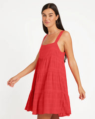 Volcom Viper Mini Dress - Red