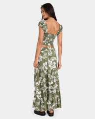 Volcom Viper Maxi Skirt - Moss Stone