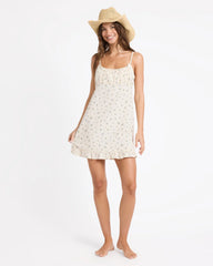 Roxy In Bloom Wildflower Dress - Bone