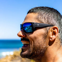 Otis Coastin Polarised - Matte Black Mirror Blue