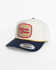 Volcom Overpatch Snapback Cap - Dirty White