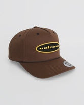 Volcom Overpatch Snapback Cap - Major Brown