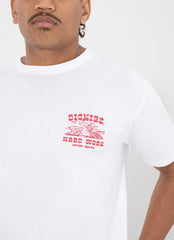 Dickies Motor Service Classic Fit SS Tee - White