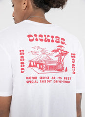 Dickies Motor Service Classic Fit SS Tee - White