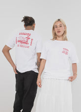 Dickies Motor Service Classic Fit SS Tee - White