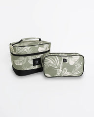 Volcom Patch Attack Deluxe Makeup Bag - Moss Stone
