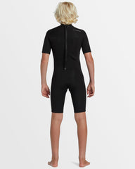 Quiksilver 8-16 Youth Everyday Sessions 2/2 BZ SS Spring Wetsuit - Black