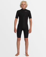 Quiksilver 8-16 Youth Everyday Sessions 2/2 BZ SS Spring Wetsuit - Black
