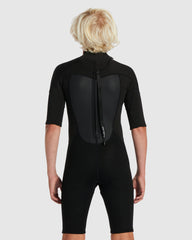 Quiksilver Youth 2/2 Prologue BZ SS Spring Wetsuit - Black