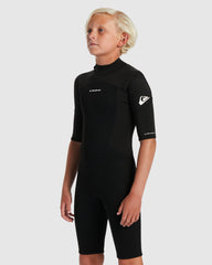Quiksilver Youth 2/2 Prologue BZ SS Spring Wetsuit - Black