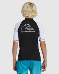 Quiksilver On Tour SS Youth Rashie - Black.