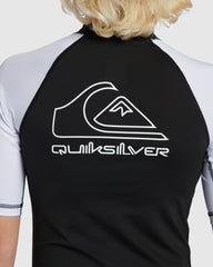 Quiksilver On Tour SS Youth Rashie - Black.