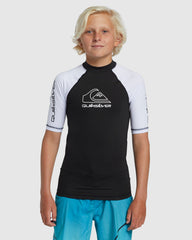 Quiksilver On Tour SS Youth Rashie - Black.