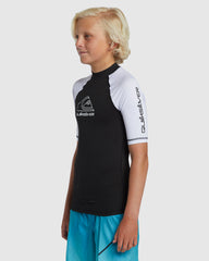 Quiksilver On Tour SS Youth Rashie - Black.