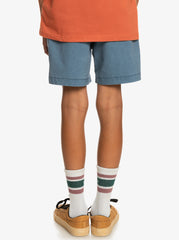 Quiksilver Youth Taxer Walk Short - Bering Sea