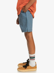 Quiksilver Youth Taxer Walk Short - Bering Sea