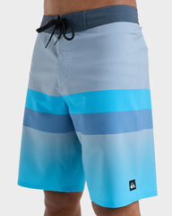 Quiksilver Surfsilk Straight Leg 20" Boardie - Quarry Reconnect Stripe