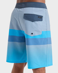 Quiksilver Surfsilk Straight Leg 20" Boardie - Quarry Reconnect Stripe