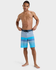 Quiksilver Surfsilk Straight Leg 20" Boardie - Quarry Reconnect Stripe