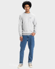 Quiksilver Keller Crew -Light Grey Heather