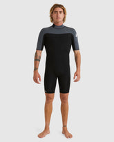 Quiksilver Everyday Sessions 2/2 BZ Spring Wetsuit - Black/Gun Metal