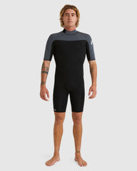 Quiksilver Everyday Sessions 2/2 BZ Spring Wetsuit - Black/Gun Metal
