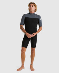 Quiksilver Everyday Sessions 2/2 BZ Spring Wetsuit - Black/Gun Metal