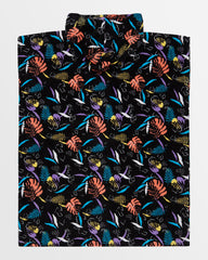 Roxy Girls 8-16 Stay Magical Printed Hooded Towel - Anthracite Active RG