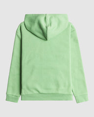 Roxy Girls Surf Feeling Brushed Hoodie - Zephyr Green