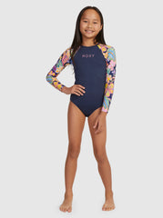 Roxy Paradise Trip Onesie-Mood Indigo True Paradise