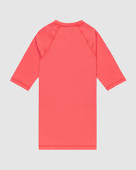 Roxy Girls 8 - 16 Essential SS Lycra Rashie - Dubarry