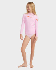 Roxy Girls 8-16 Heater LS Rashie - Bonbon