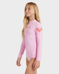 Roxy Girls 8-16 Heater LS Rashie - Bonbon