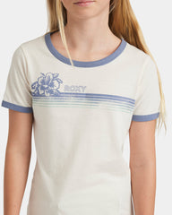 Roxy Girls 8-16 Can Love Me Better A Tee - Egret