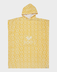Roxy Stay Magical Printed Hooded Towel - Banana Cream Tropical Tile