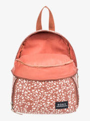 Roxy Always Core Canvas Backpack - Rustic Brown Animalia Dot