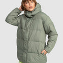 Roxy Ocean Dreams Sherpa Jacket - Agave Green