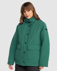 Roxy This Time Puffer - Galapagos Green