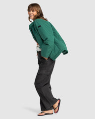 Roxy This Time Puffer - Galapagos Green