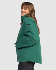 Roxy This Time Puffer - Galapagos Green