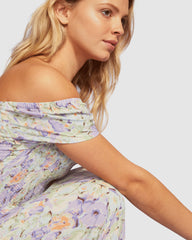 Roxy Lounging Time Dress - Purple Rose
