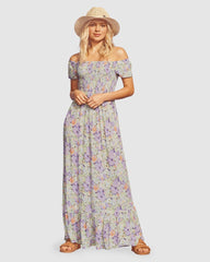 Roxy Lounging Time Dress - Purple Rose