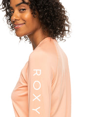 Roxy Classic LS Lycra UPF 50 Rashie - Papaya Punch