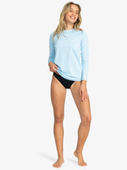 Roxy Essentials LS Lycra UPF 50 Rashie - Clear Sky